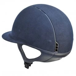 Samshield Custom Miss Shield Blue Alcantara Helmet