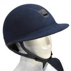 Samshield Custom Miss Shield Blue Alcantara Helmet