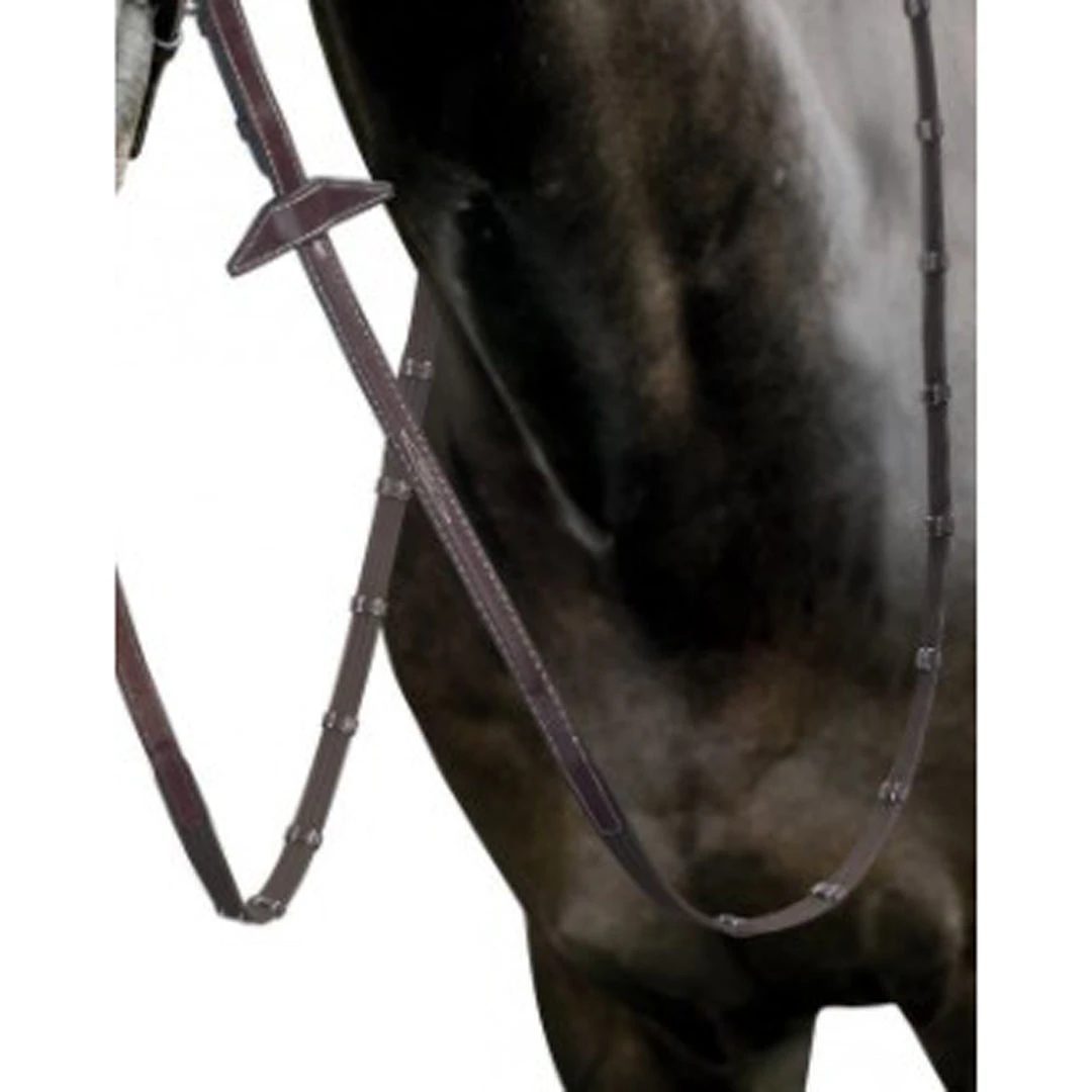 Prestige 3E147 Fancy Stitching Web Reins 3 Prestige 3E147 Fancy Stitching Web Reins