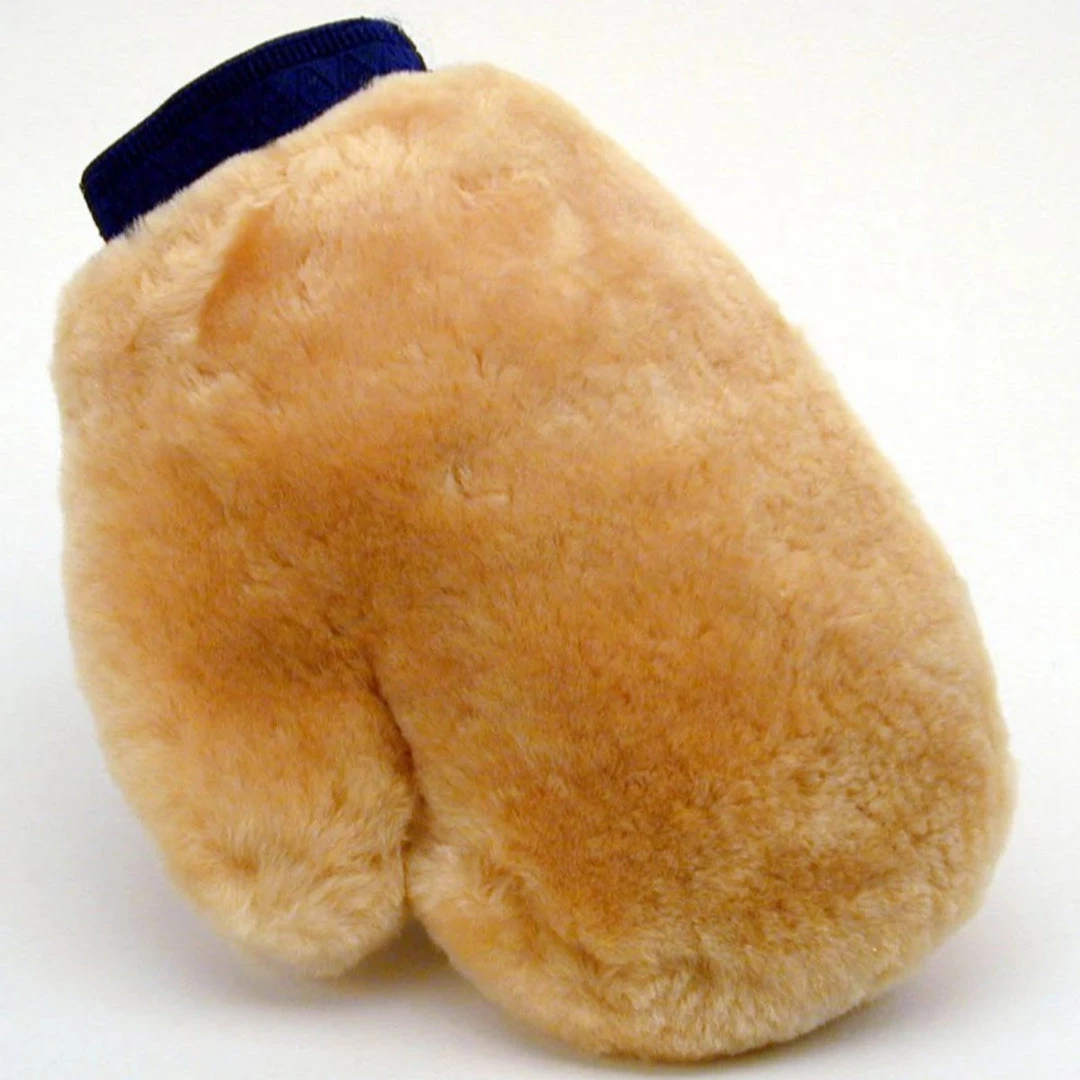 Equine Comfort Products Sheepskin Grooming Mitt 3 Equine Comfort Products Sheepskin Grooming Mitt