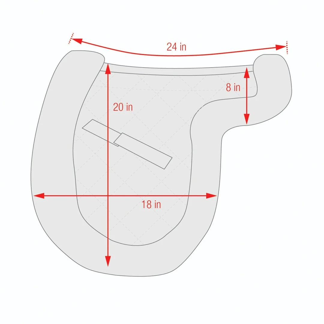 Equine Comfort Products ECP Sheepskin All Purpose Pad Fully Lined 4 Equine Comfort Products ECP Sheepskin All Purpose Pad Fully Lined
