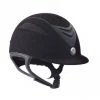 English Riding Supply One K Defender Black Suede JR Helmet Helmets