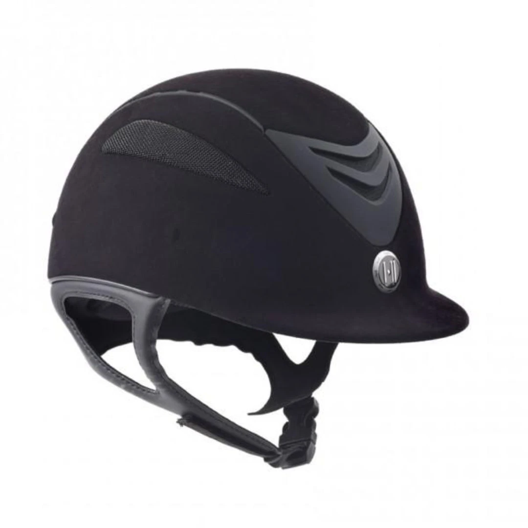 English Riding Supply One K Defender Black Suede JR Helmet Helmets 3 English Riding Supply One K Defender Black Suede JR Helmet Helmets