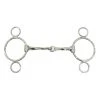 English Riding Supply Metalab Magic Twisted Mouth 2-Ring Gag Bit