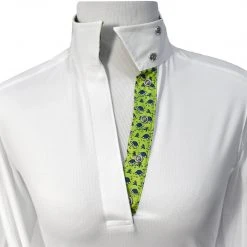 Show Shirts Essex Classics Ladies "Turtles" Talent Yarn Wrap Collar Long Sleeve Show Shirt 9 Show Shirts Essex Classics Ladies