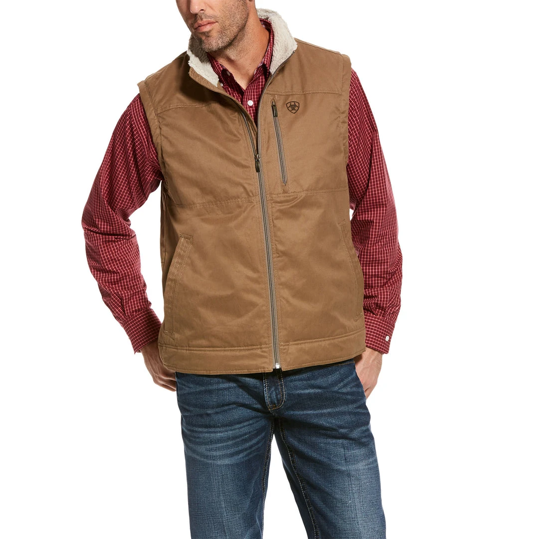 Ariat Men's Grizzly Canvas Vest 3 Ariat Men's Grizzly Canvas Vest