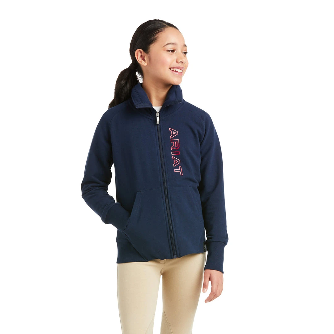 Ariat Youth Team Logo Full Zip Sweatshirt-Sale 3 Ariat Youth Team Logo Full Zip Sweatshirt-Sale