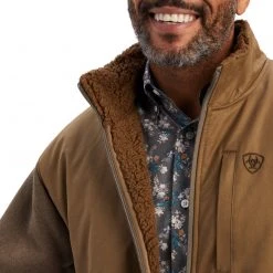 Equestrian Outerwear Ariat Men's Grizzly Canvas Bluff Jacket 9 Equestrian Outerwear Ariat Men's Grizzly Canvas Bluff Jacket