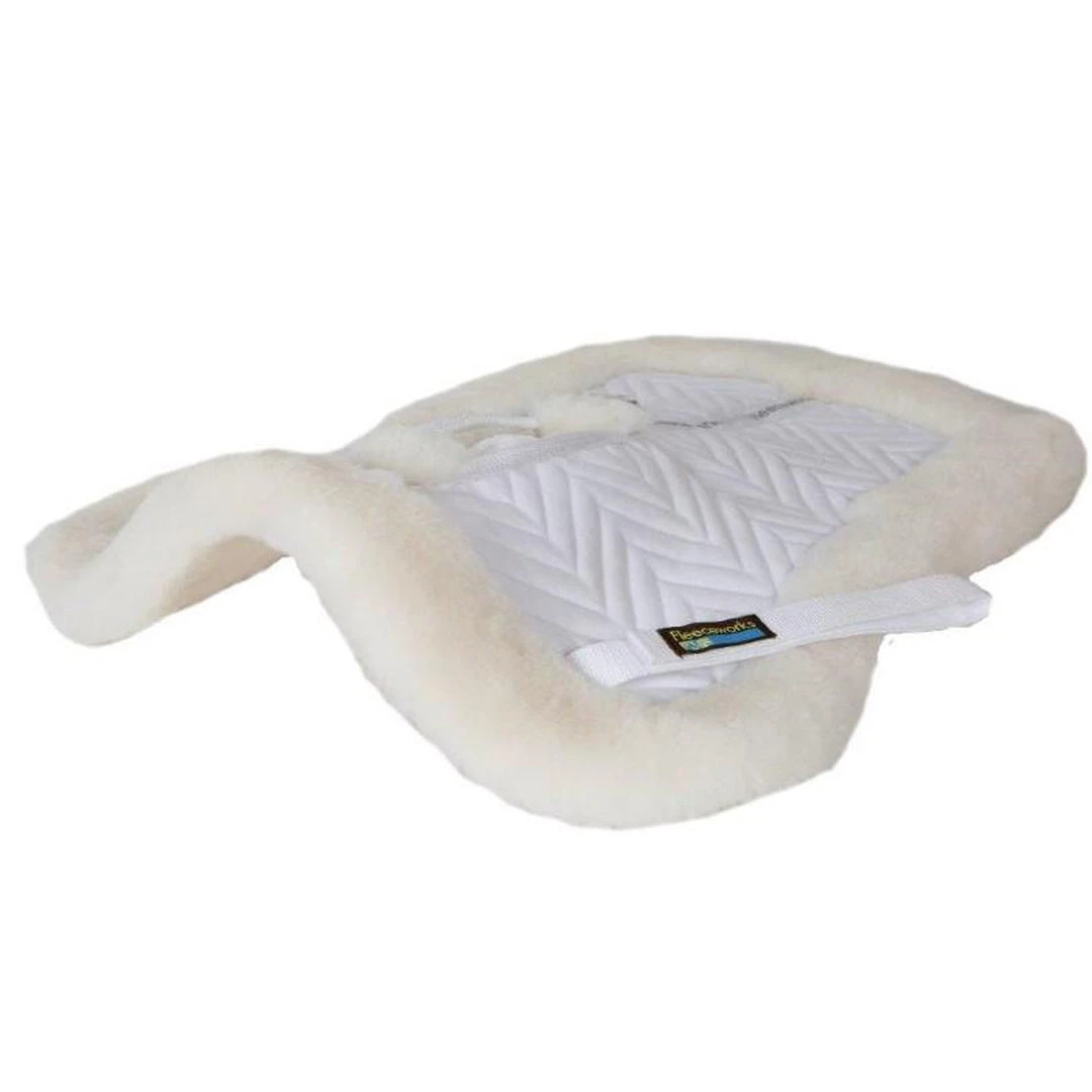 Fleeceworks Therawool Half Pad With Wither Relief 3 Fleeceworks Therawool Half Pad With Wither Relief