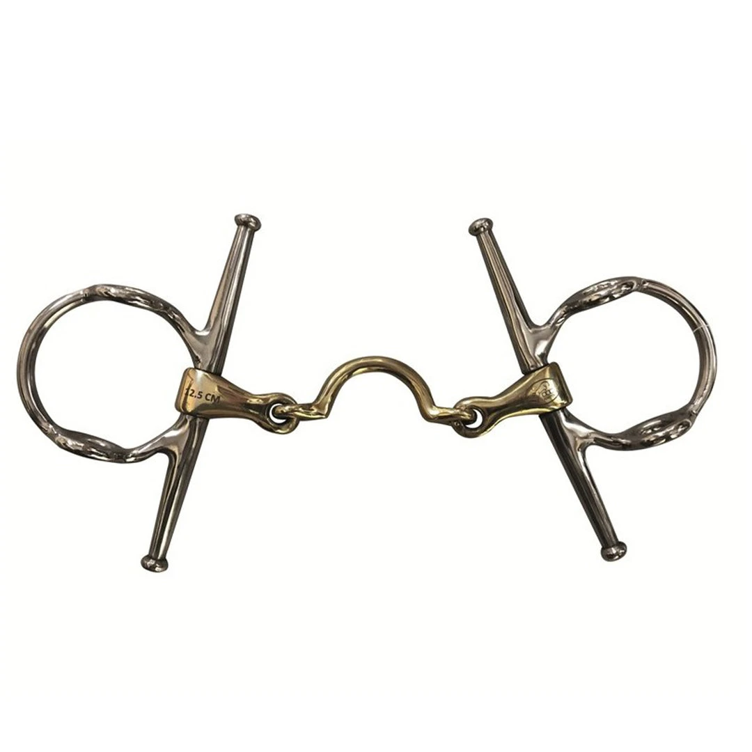 French Equestrian Horse Bits Jump'in High Port Jointed Full Cheek Gag Bit 3 French Equestrian Horse Bits Jump'in High Port Jointed Full Cheek Gag Bit