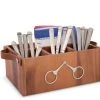 Arthur Court Flatware Caddy - Horse Bits Leather Handles Equestrian Decor 1 Arthur Court Flatware Caddy - Horse Bits Leather Handles Equestrian Decor