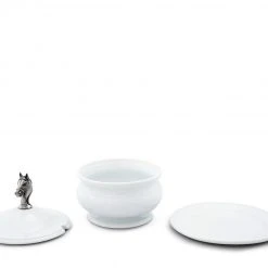 Arthur Court Porcelain Lidded Bowl-Horse