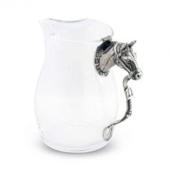 Arthur Court Horse Head Pitcher Equestrian Decor