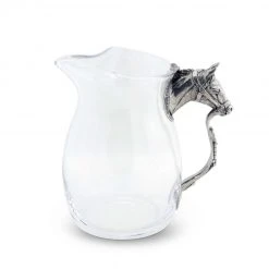 Arthur Court Horse Head Pitcher Equestrian Decor