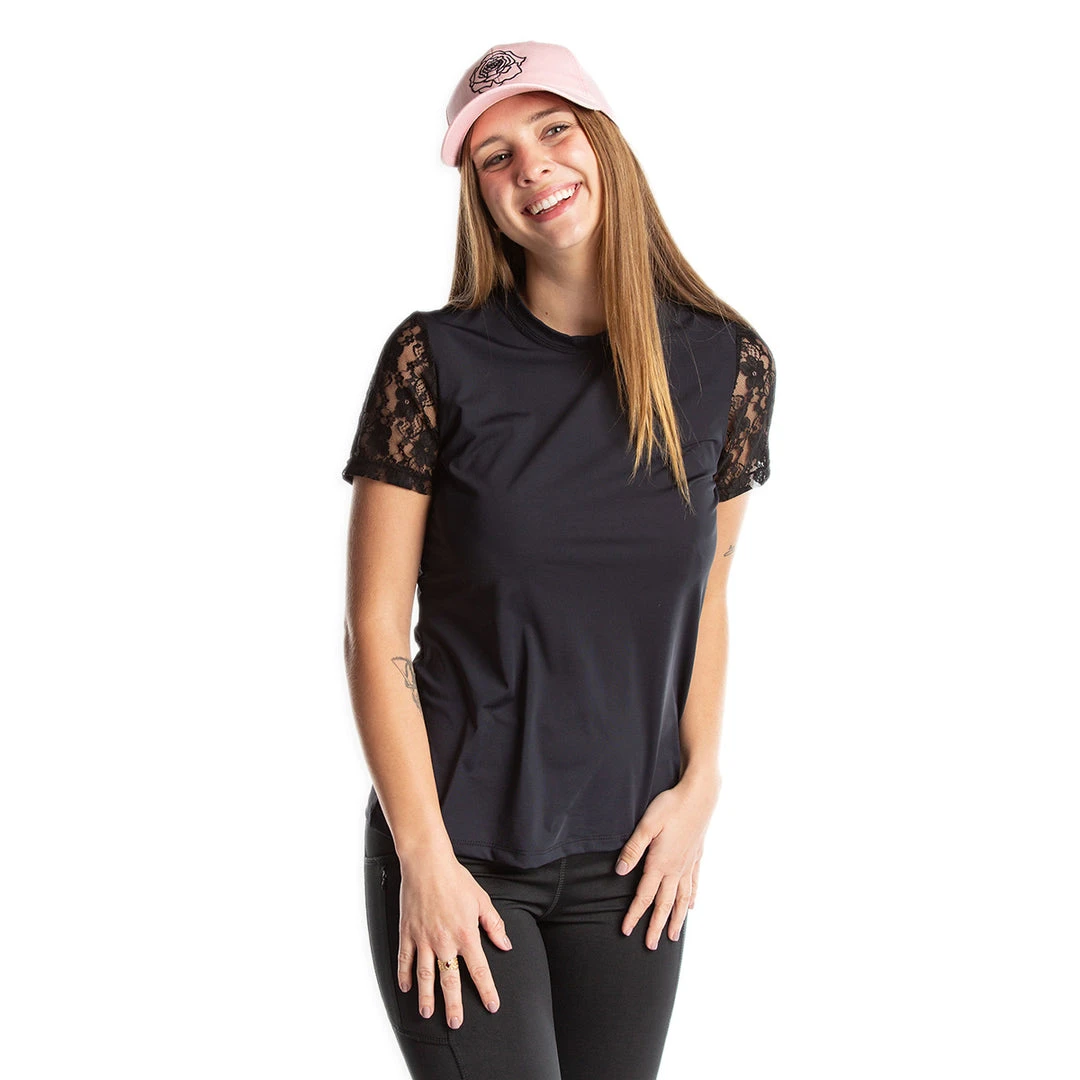 Shirts & Tops Hannah Childs Women's Shannon Short Sleeve Mesh Tee 5 Shirts & Tops Hannah Childs Women's Shannon Short Sleeve Mesh Tee