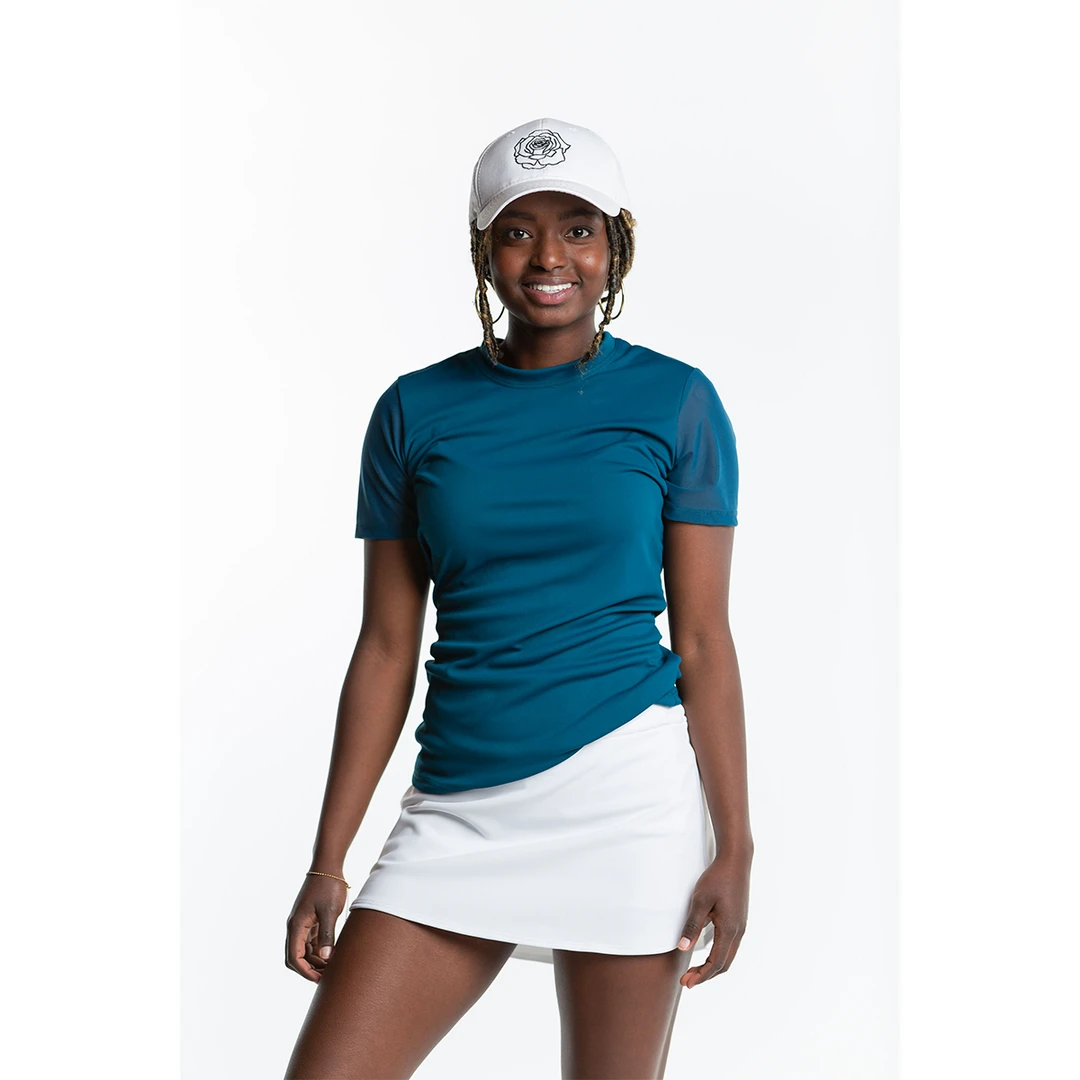 Shirts & Tops Hannah Childs Women's Shannon Short Sleeve Mesh Tee 19 Shirts & Tops Hannah Childs Women's Shannon Short Sleeve Mesh Tee