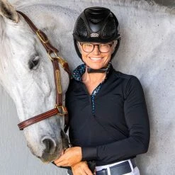 Show Shirts Essex Classics Rosette Ladies “Dusk” Black Jumper Performance Show Shirt