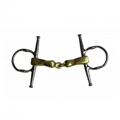 French Equestrian Jump' In Thick Slow Twist Full Cheek Gag Bit Horse Bits