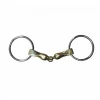 French Equestrian Jump' In Thick Slow Twist Loose Ring Bit Horse Bits