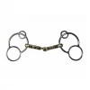 French Equestrian Jump'in Mac Genis German 3-Ring Bit Horse Bits