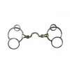 French Equestrian Jump'in High Port Jointed German 3-Ring Bit