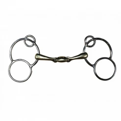 French Equestrian Jump'in French Link German 3-Ring Bit
