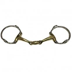 French Equestrian Jump'in French Link Eggbutt Gag Bit Horse Bits