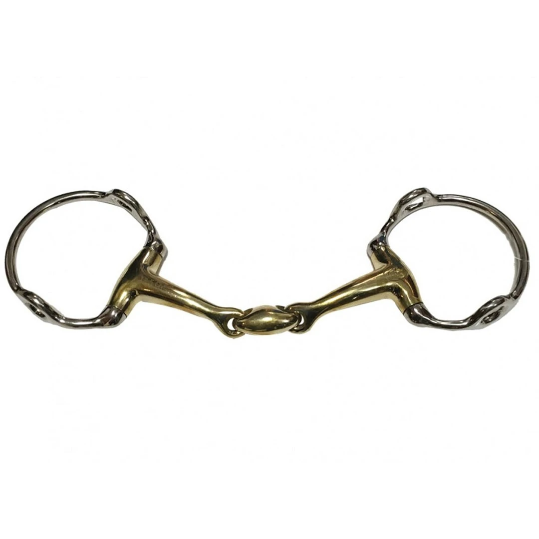 French Equestrian Jump'in French Link Eggbutt Gag Bit Horse Bits 3 French Equestrian Jump'in French Link Eggbutt Gag Bit Horse Bits