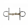 French Equestrian Horse Bits Jump'in Double Mouthpiece Full Cheek Gag Bit