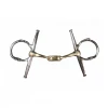 French Equestrian Jump'in Twisted Flat Link Full Cheek Gag Bit 2 French Equestrian Jump'in Twisted Flat Link Full Cheek Gag Bit