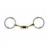 French Equestrian Horse Bits Jump' In Twisted Flat Link Gag Bit 1 French Equestrian Horse Bits Jump' In Twisted Flat Link Gag Bit