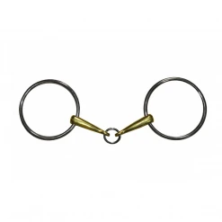 French Equestrian Jump'in Ring French Link Loose Ring Bit Horse Bits