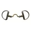 French Equestrian Jump'in High Port Roller Eggbutt Bit Horse Bits