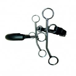 French Equestrian Horse Bits Jump'in Long Shank Rigid Hackamore