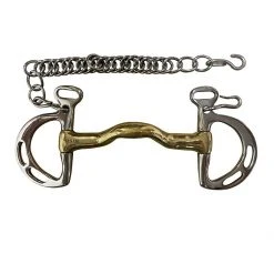 French Equestrian Horse Bits Jump'in Forward Tilted Port Bit