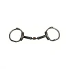 French Equestrian Horse Bits Jump'in Double Jointed Blue Steel With Copper Rings Gag Bit 1 French Equestrian Horse Bits Jump'in Double Jointed Blue Steel With Copper Rings Gag Bit
