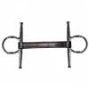 French Equestrian Horse Bits Jump'in Leather Full Cheek Gag Bit