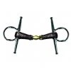 French Equestrian Jump'in Leather Covered French Link Full Cheek Gag Bit 1 French Equestrian Jump'in Leather Covered French Link Full Cheek Gag Bit