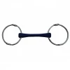 French Equestrian Horse Bits Jump'in Large Ring Flexible Rubber Gag Bit