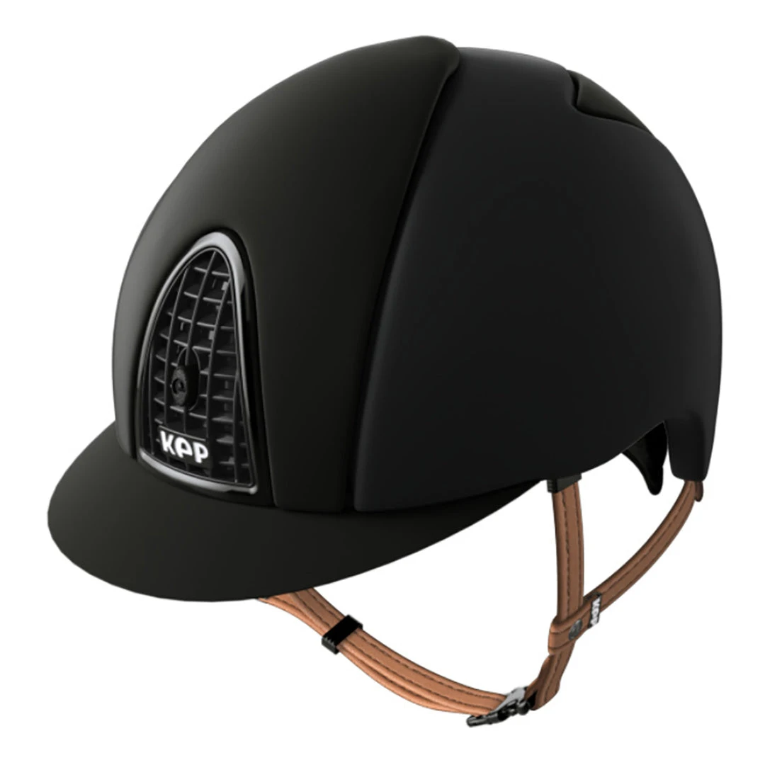 KEP Italia Helmets KEP Cromo Matt Helmet With Beige Harness 3 KEP Italia Helmets KEP Cromo Matt Helmet With Beige Harness