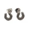 Michel McNabb Rock Horseshoe Earrings Jewelry