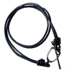 Michel McNabb Stirrup And Crop Leather Necklace