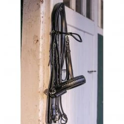 French Equestrian English Bridles Penelope Saddle Stitch Double Bridle