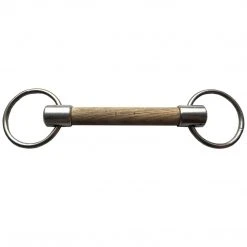M.G.S. Horse Bits Poponcini Wooden Loose Ring Bit