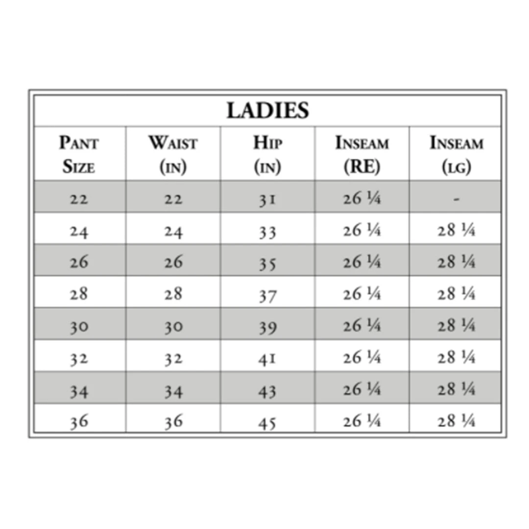 R.J. Classics Equestrian Apparel RJ Classics Gulf Ladies' Natural Rise Front Zip Breech Breeches 13 R.J. Classics Equestrian Apparel RJ Classics Gulf Ladies' Natural Rise Front Zip Breech Breeches