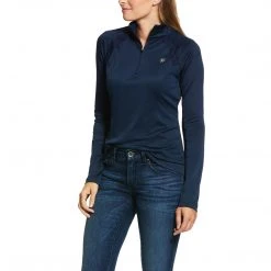 Baselayers Ariat Women's Sunstopper 2.0 1/4 Zip Baselayer Long Sleeve 86 Baselayers Ariat Women's Sunstopper 2.0 1/4 Zip Baselayer Long Sleeve