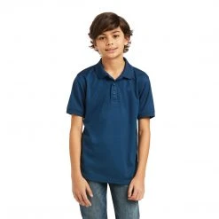 Children's Tops Ariat Boy's Tek Polo