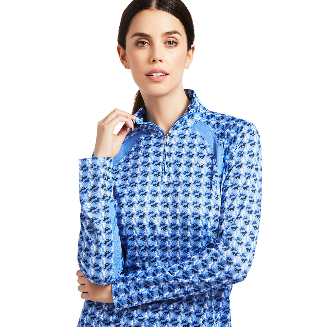 Baselayers Ariat Women's Sunstopper 2.0 1/4 Zip Baselayer Long Sleeve 35 Baselayers Ariat Women's Sunstopper 2.0 1/4 Zip Baselayer Long Sleeve