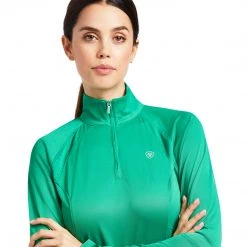 Baselayers Ariat Women's Sunstopper 2.0 1/4 Zip Baselayer Long Sleeve 64 Baselayers Ariat Women's Sunstopper 2.0 1/4 Zip Baselayer Long Sleeve