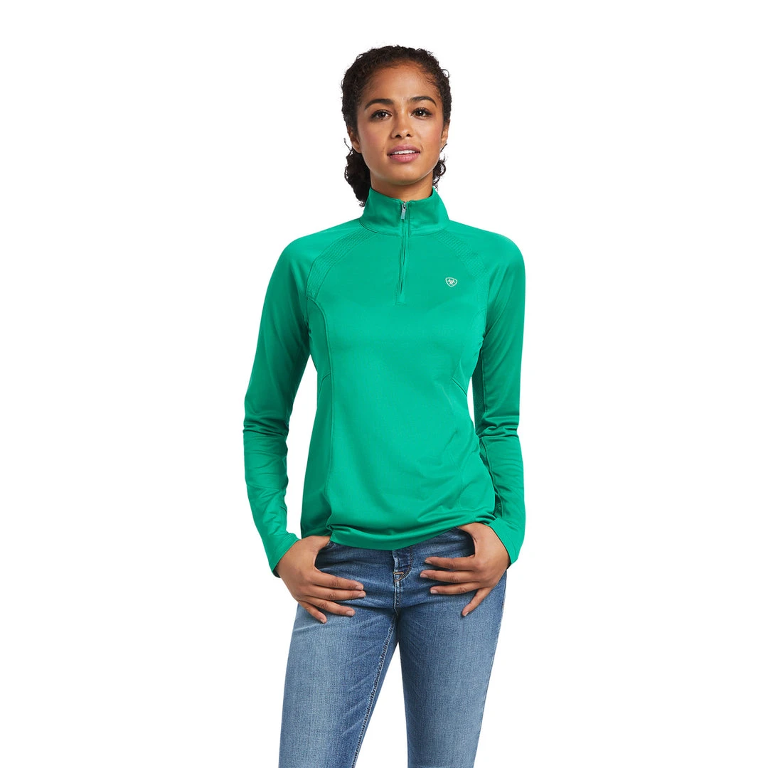 Baselayers Ariat Women's Sunstopper 2.0 1/4 Zip Baselayer Long Sleeve 21 Baselayers Ariat Women's Sunstopper 2.0 1/4 Zip Baselayer Long Sleeve